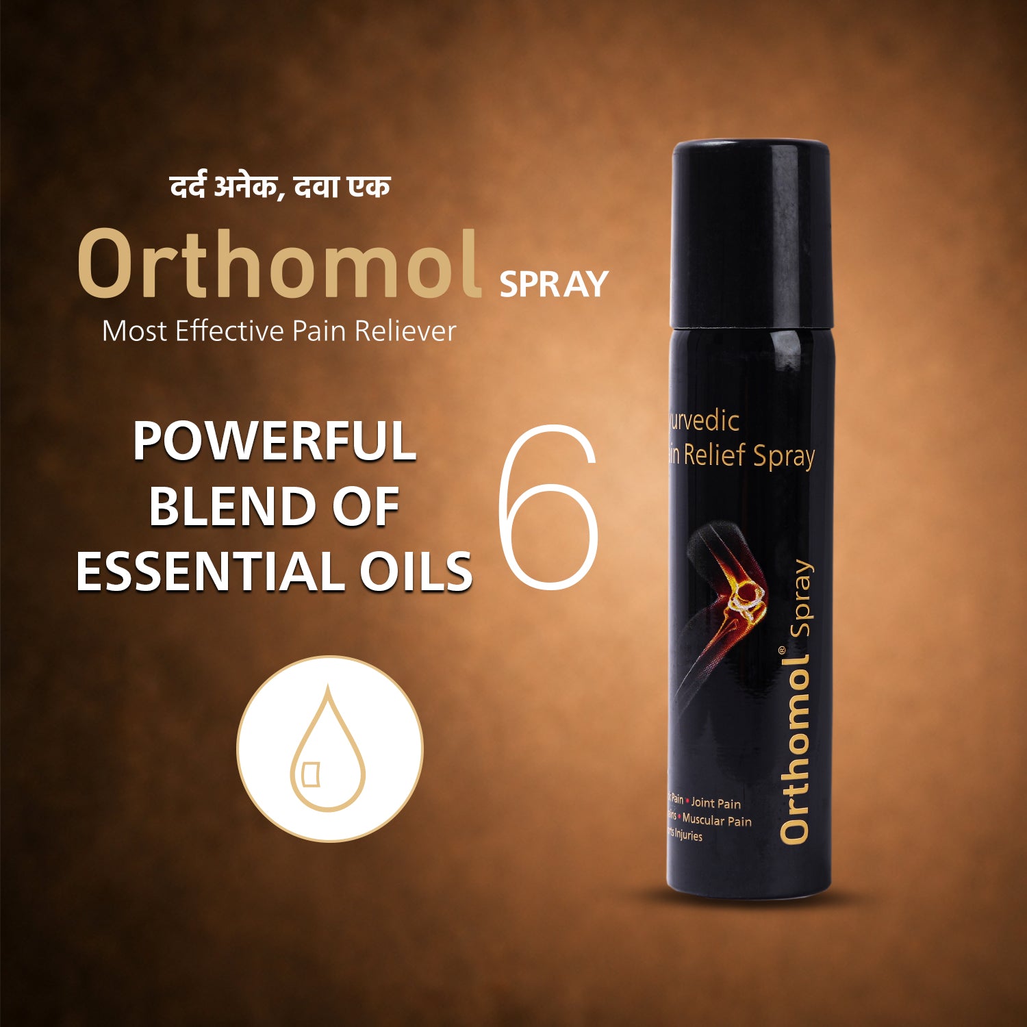 Orthomol Ayurvedic Pain Relief Spray (55 gm)