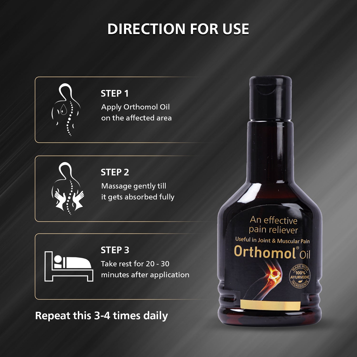Orthomol Ayurvedic Pain Relief Oil (100 ml)