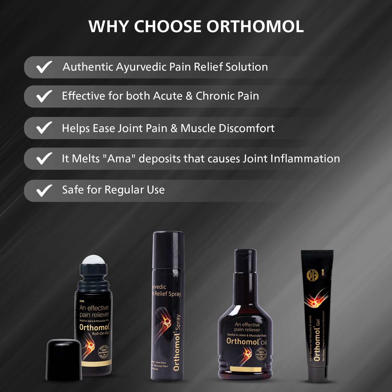 Orthomol Ayurvedic Pain Relief Oil (100 ml)