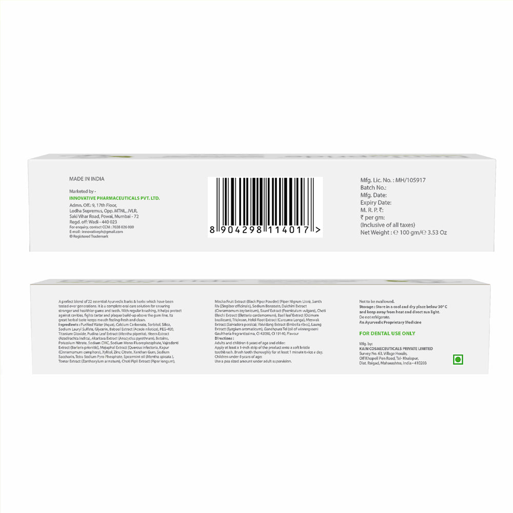 Dentopride Herbal Toothpaste (100 gm)