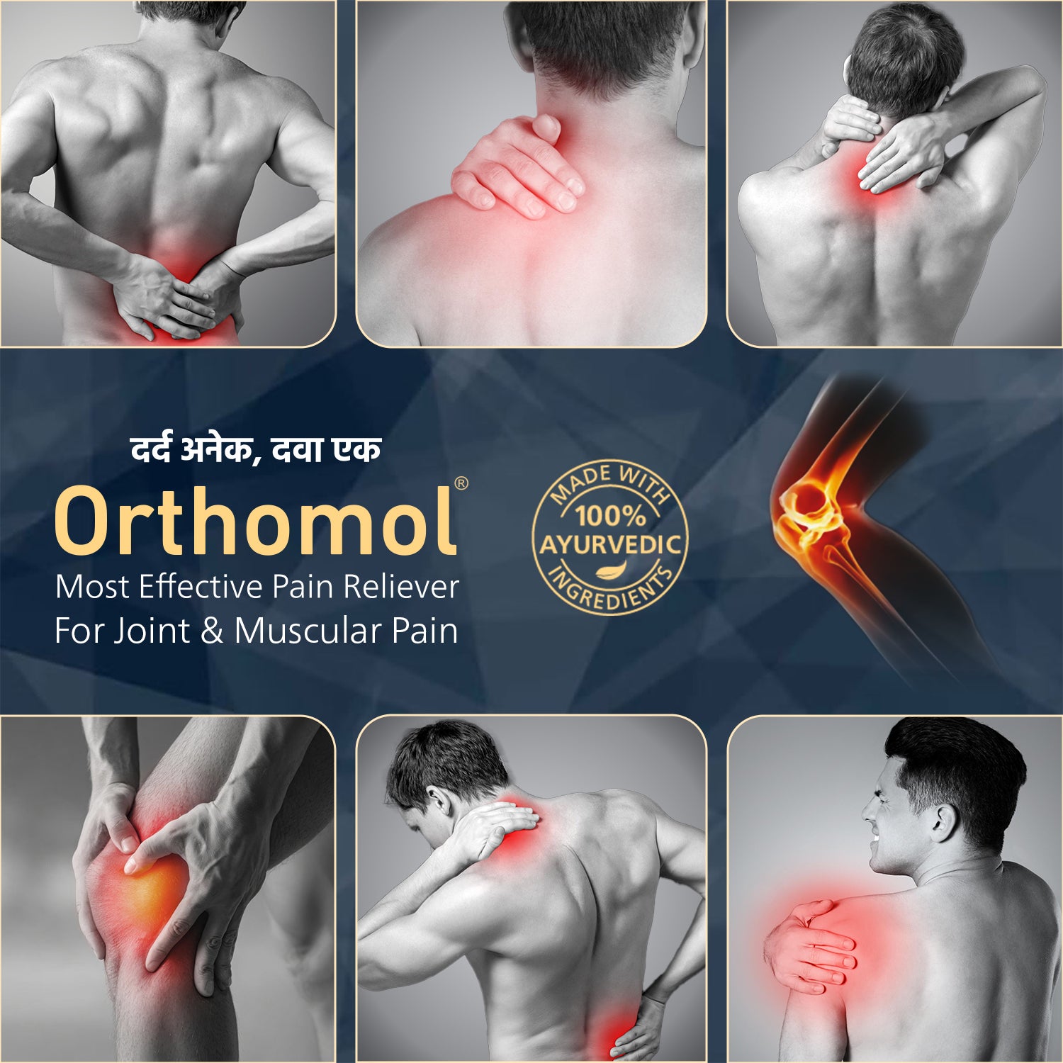 Orthomol Ayurvedic Pain Relief Gel (30 gm)