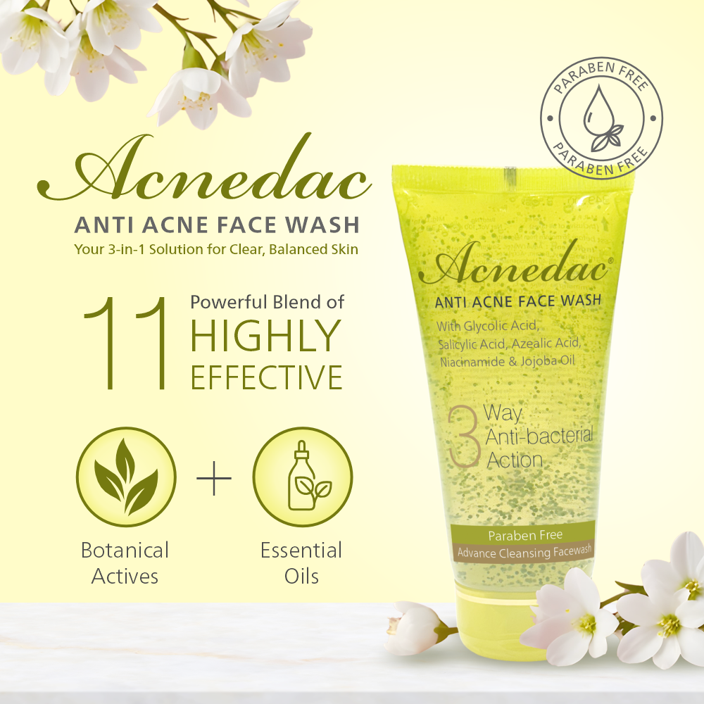 Acnedac Anti Acne Face Wash (100 ml)