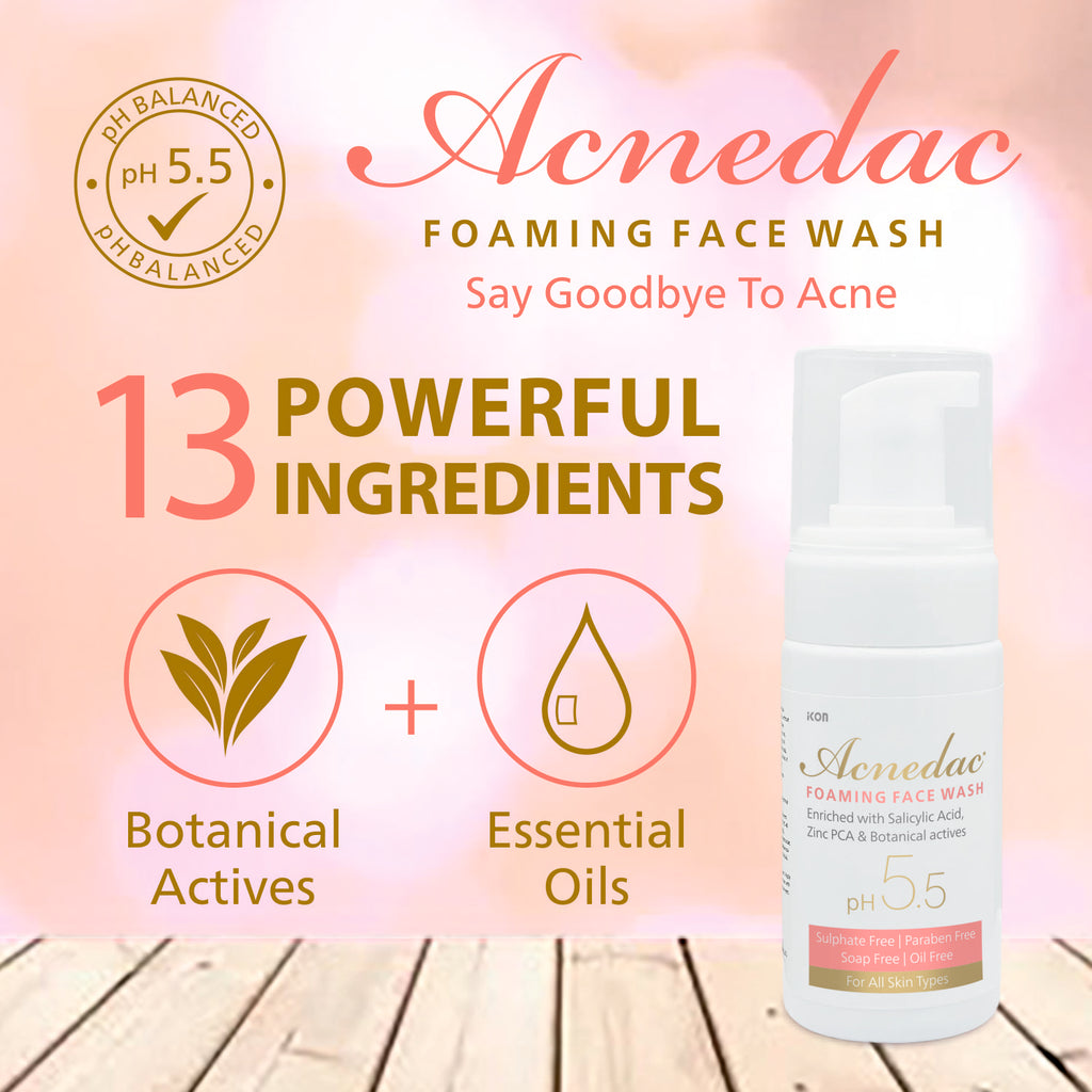 Acnedac Anti Acne & Anti Pimple Foaming Face Wash (100 ml)