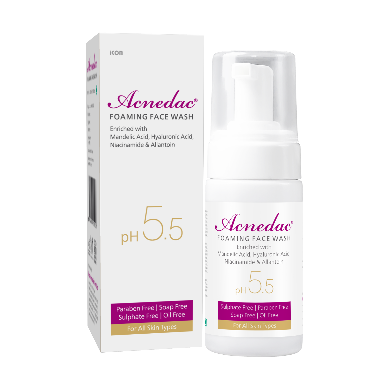 Acnedac Anti Acne & Anti Pimple Foaming Face Wash (100 ml)