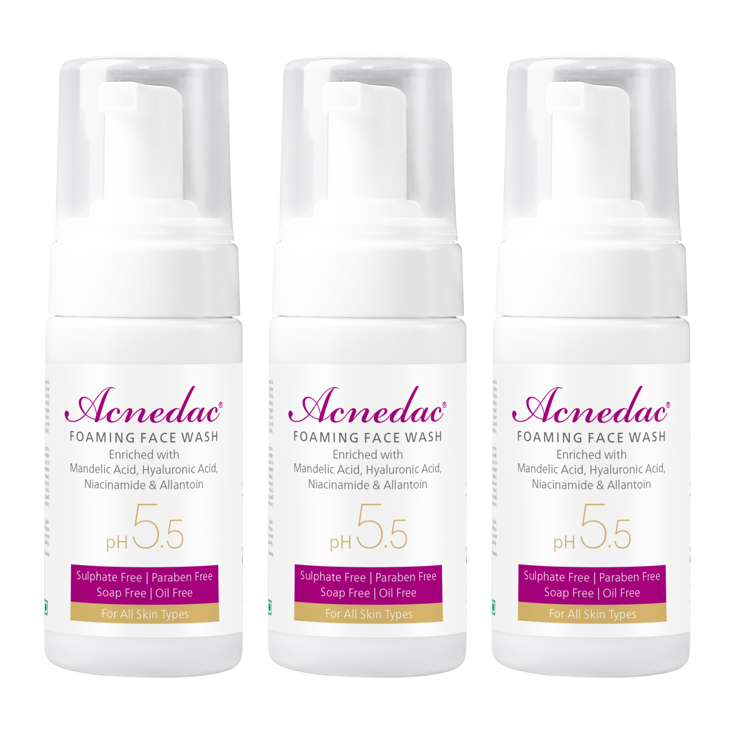 Acnedac Anti Acne & Anti Pimple Foaming Face Wash (100 ml)