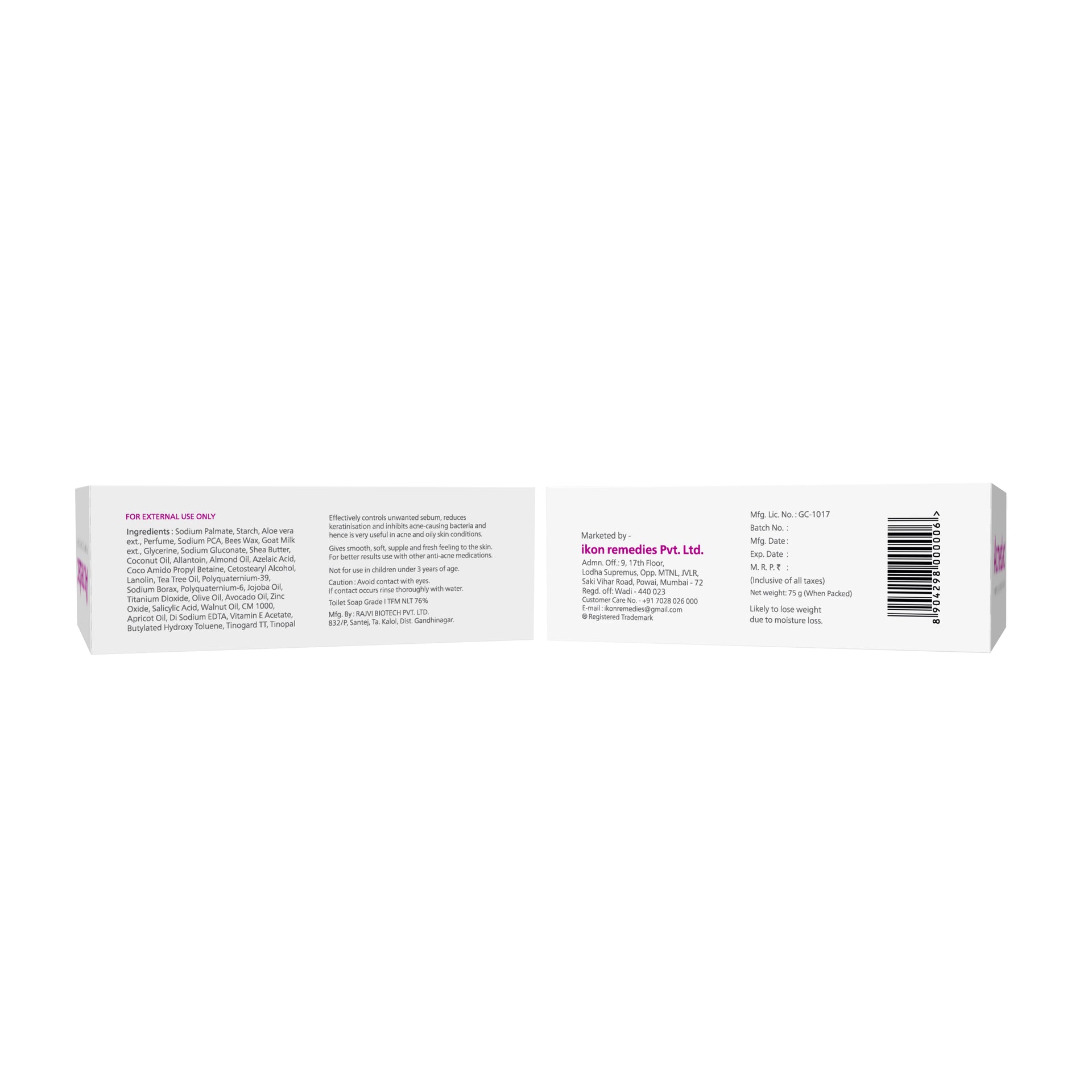 Acnedac Pimple Care Soap (100 gm)