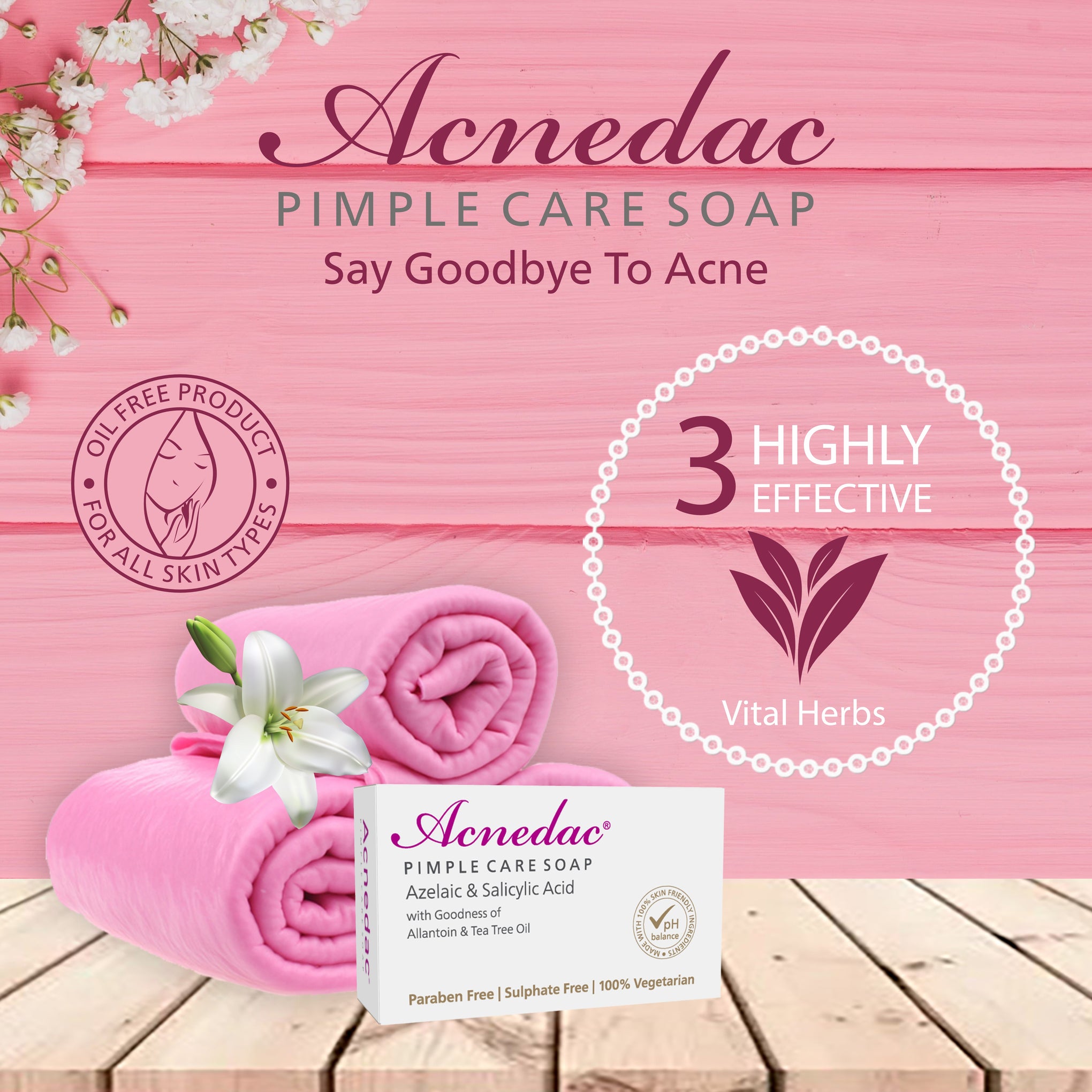 Acnedac Pimple Care Soap (100 gm)