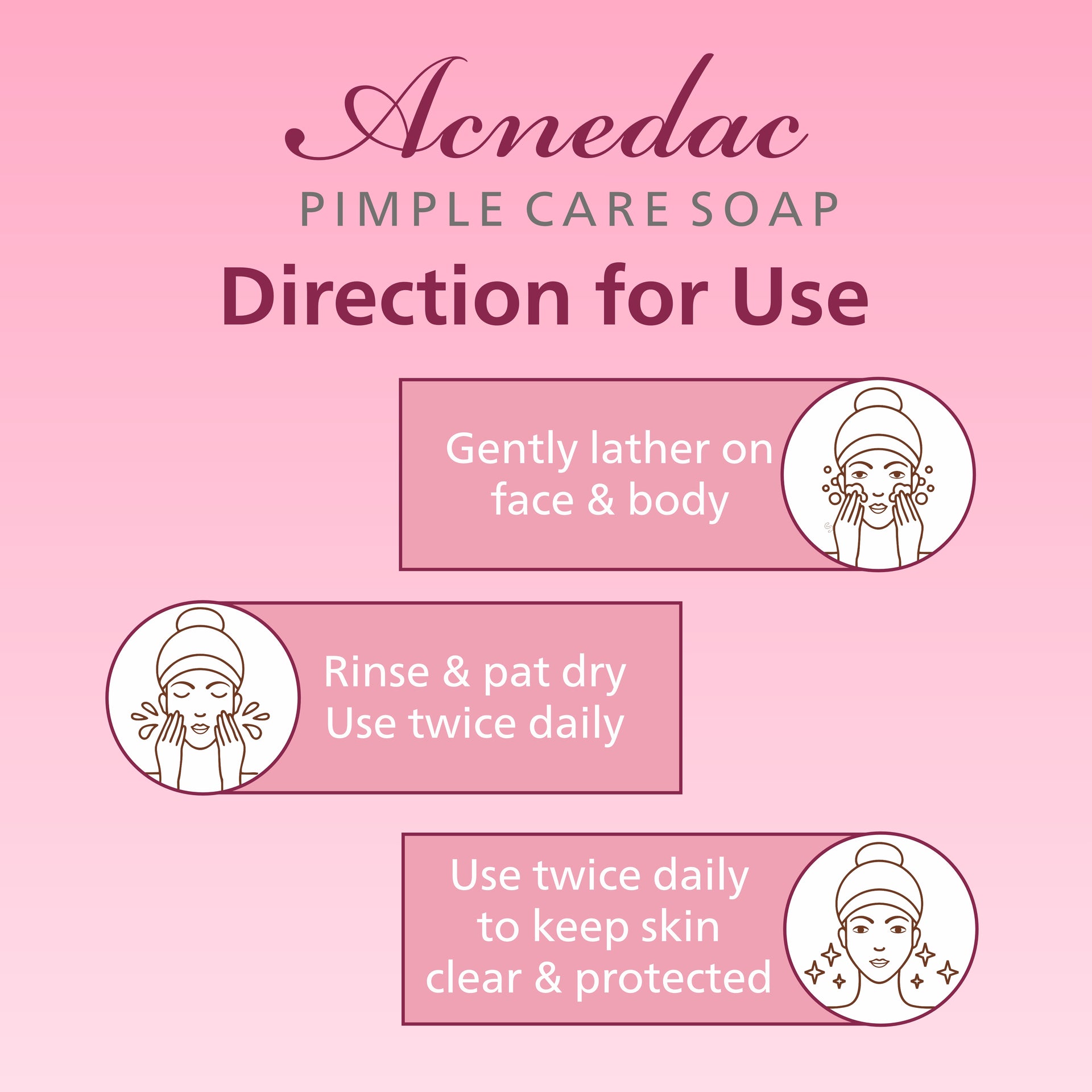 Acnedac Pimple Care Soap (100 gm)