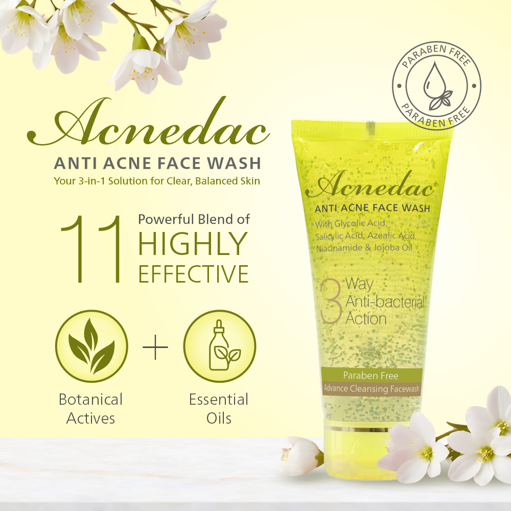 Acnedac Anti Acne Face Wash (100 ml)