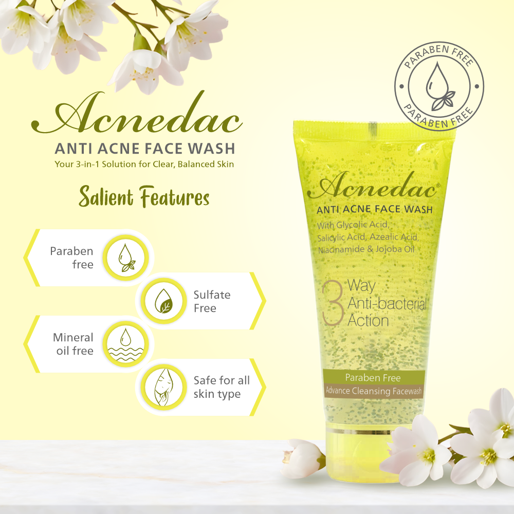 Acnedac Anti Acne Face Wash (100 ml)