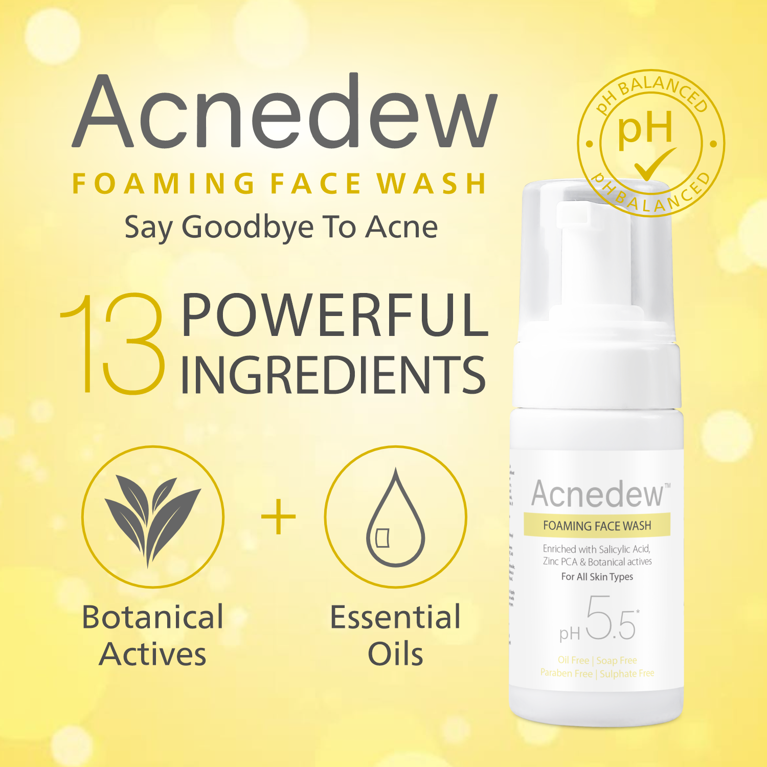 Acnedew Anti Acne & Anti Pimple Foaming Face Wash (100 ml)