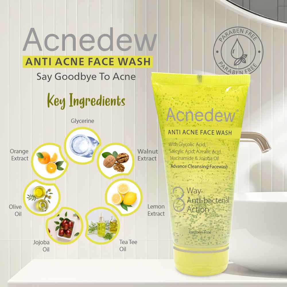 Acnedew Anti Acne Face Wash (100 ml)
