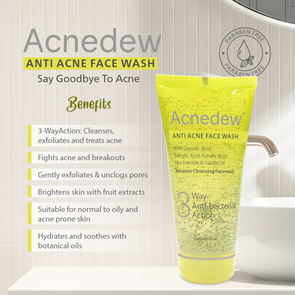 Acnedew Anti Acne Face Wash (100 ml)