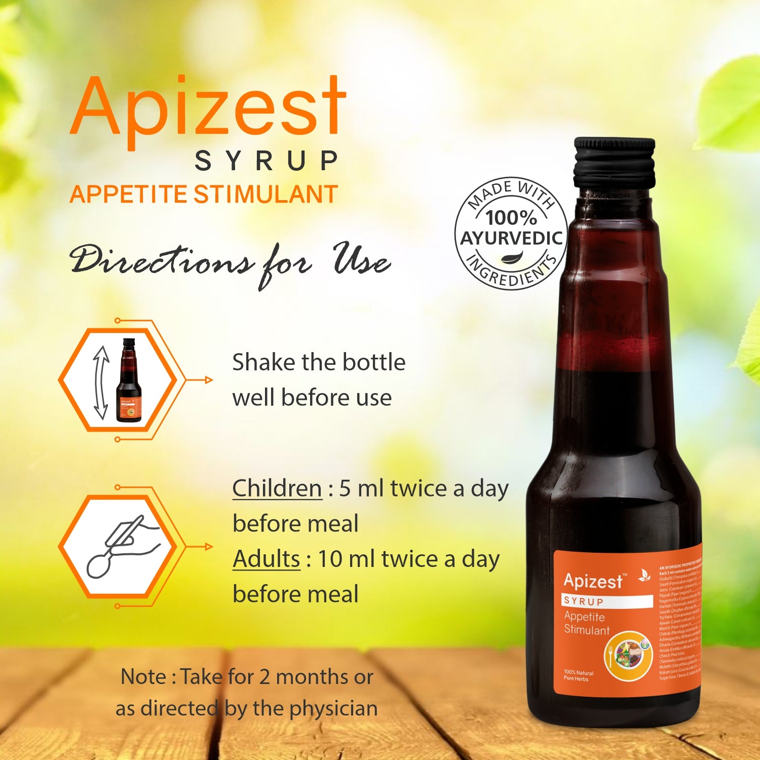 Apizest Syrup (225 ml)