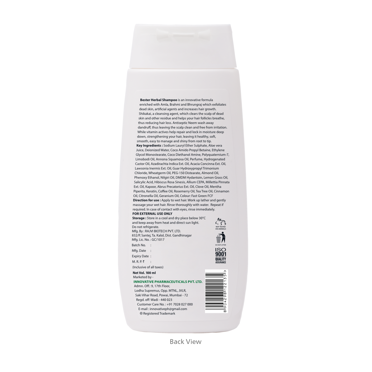 Bester Herbal Shampoo (100 ml)