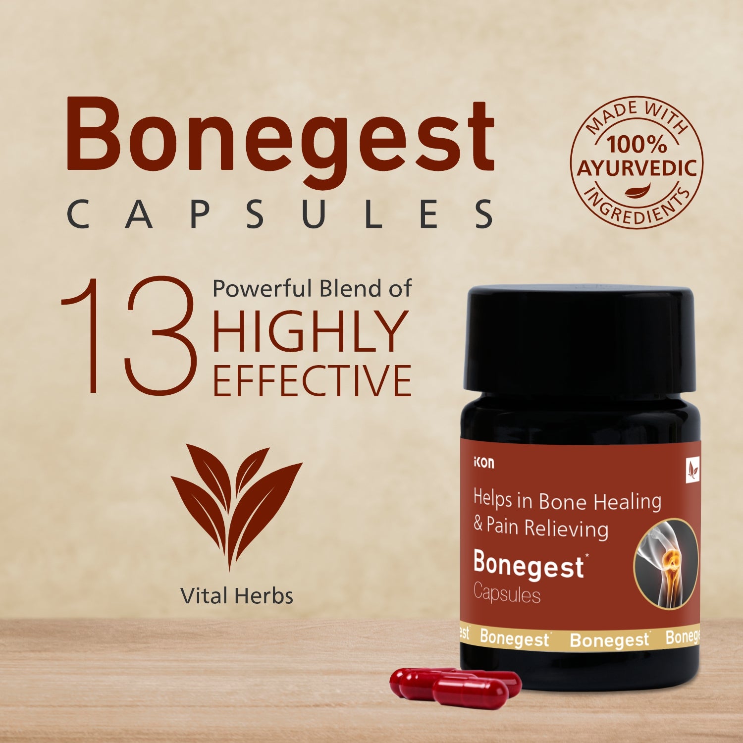 Bonegest Capsules (10 Caps)