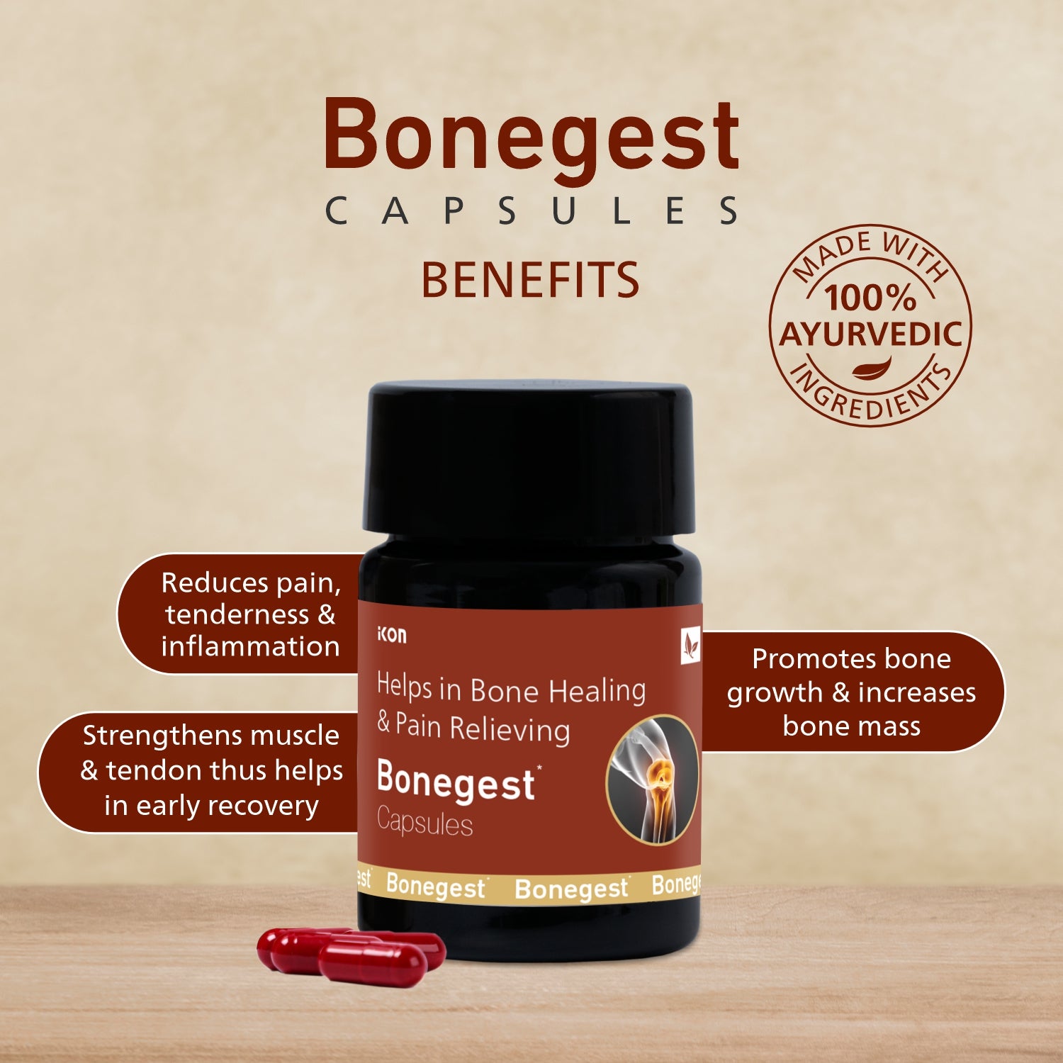 Bonegest Capsules (10 Caps)