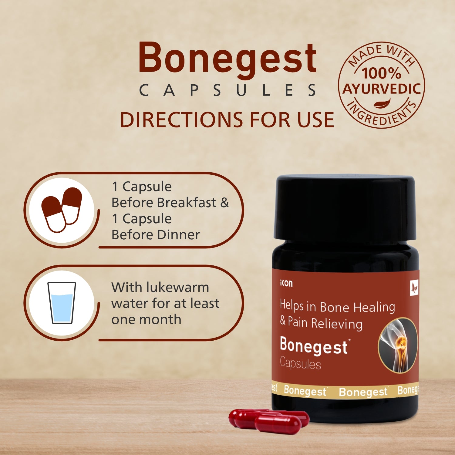 Bonegest Capsules (10 Caps)