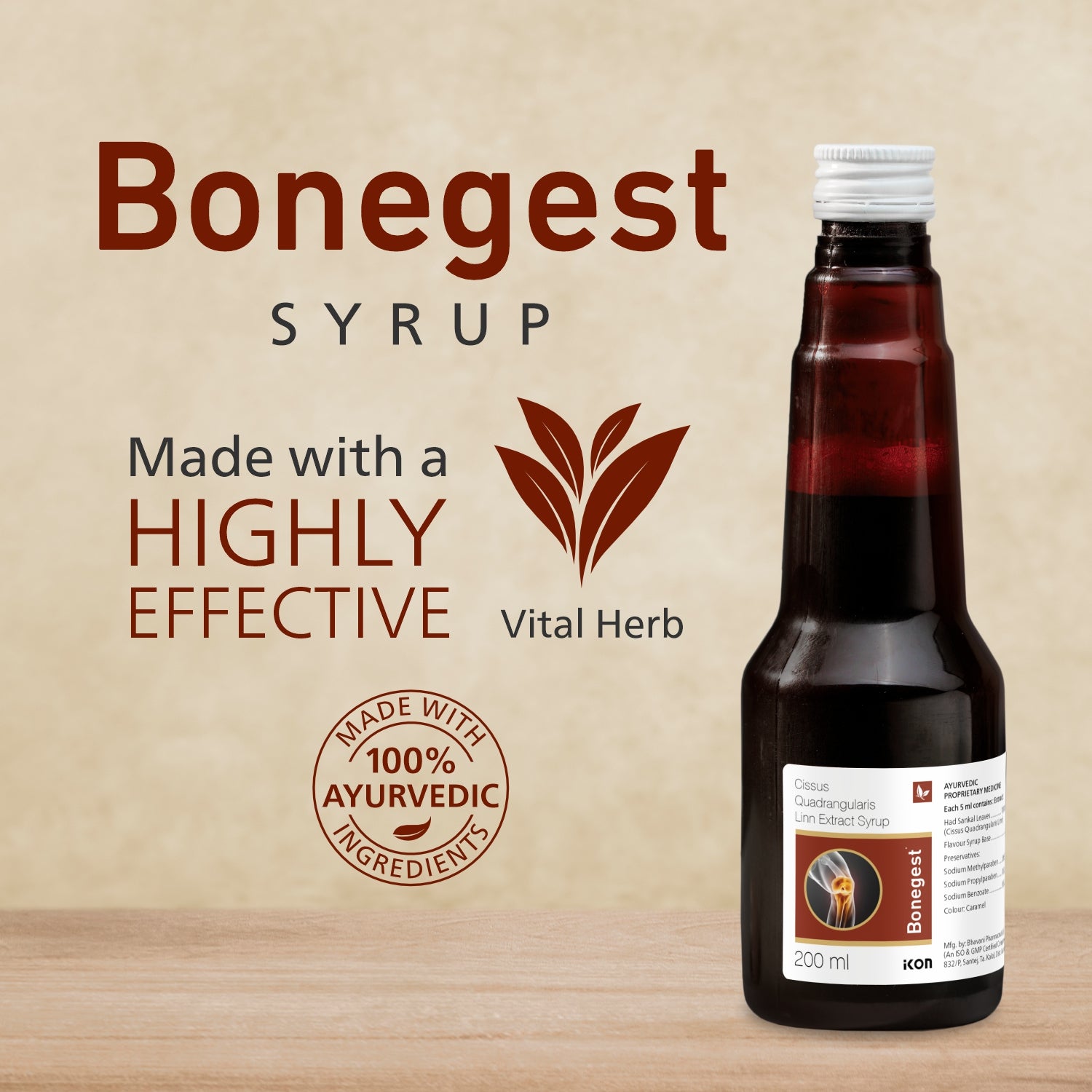 Bonegest Syrup (200 ml)