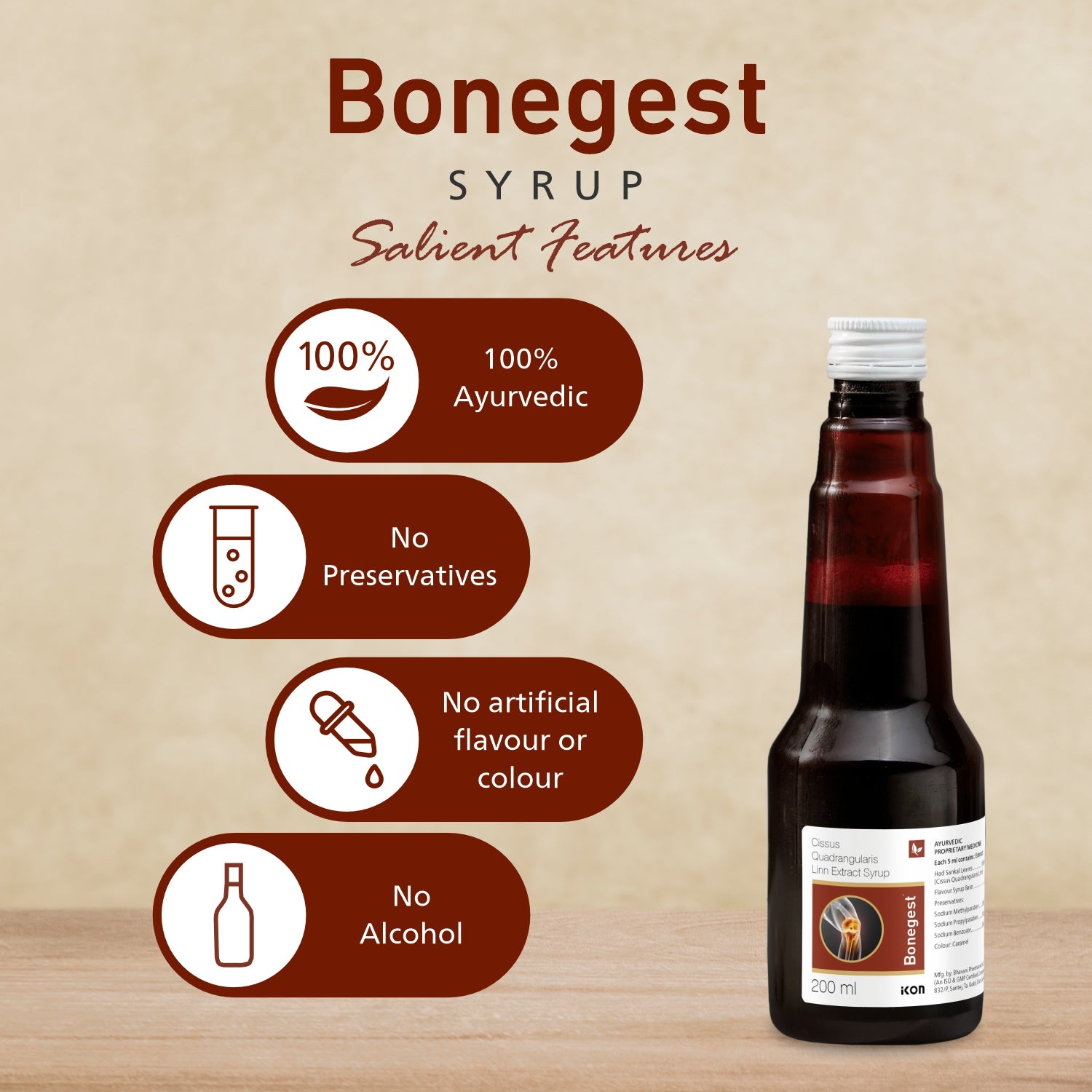 Bonegest Syrup (200 ml)