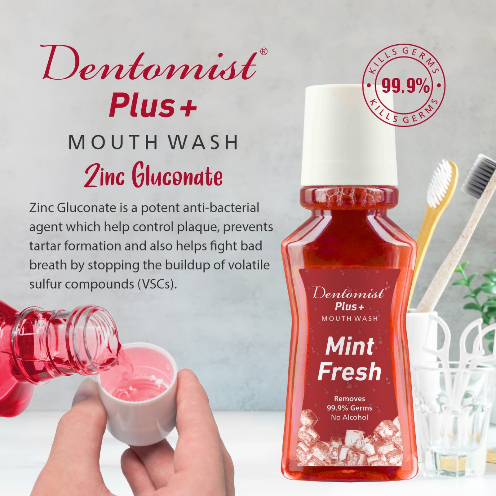 Dentomist Plus Mouth Wash (150 ml)