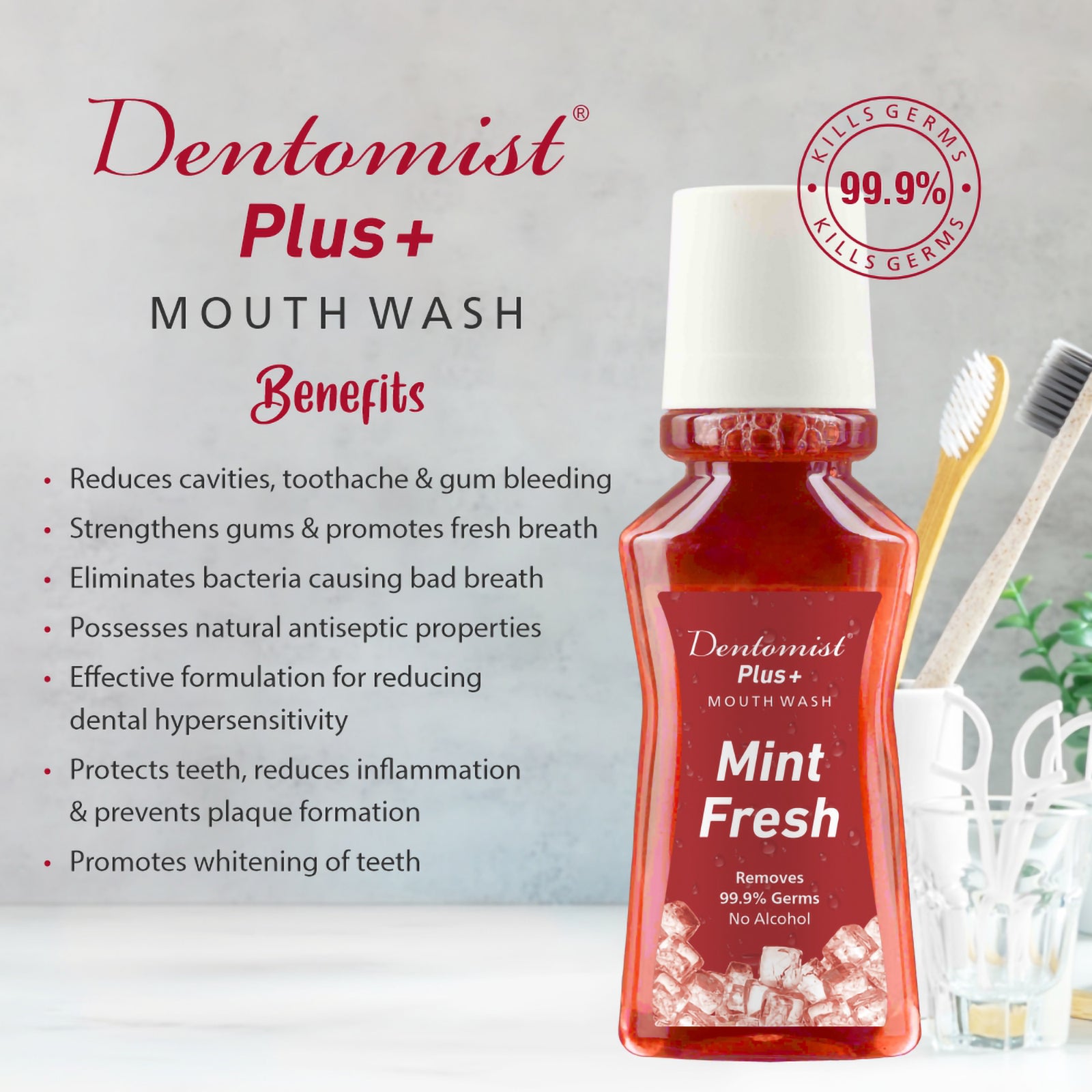 Dentomist Plus Mouth Wash (150 ml)