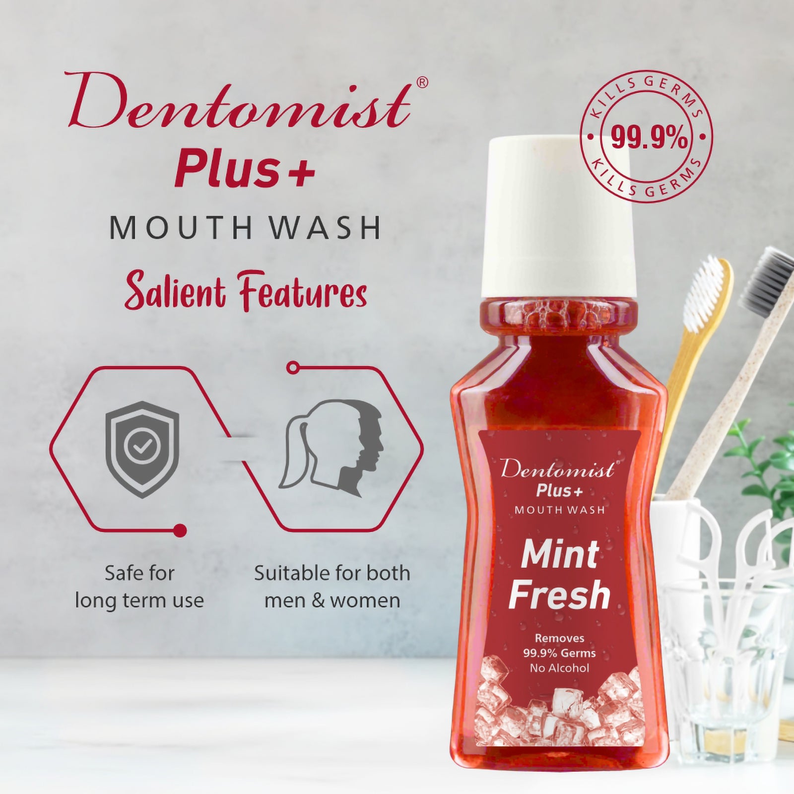 Dentomist Plus Mouth Wash (150 ml)