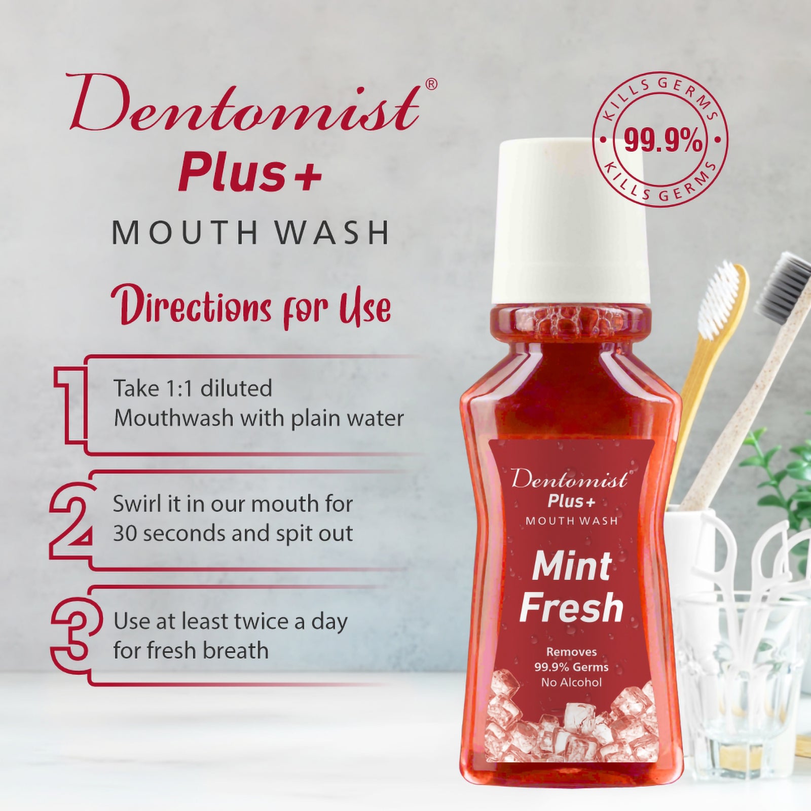 Dentomist Plus Mouth Wash (150 ml)