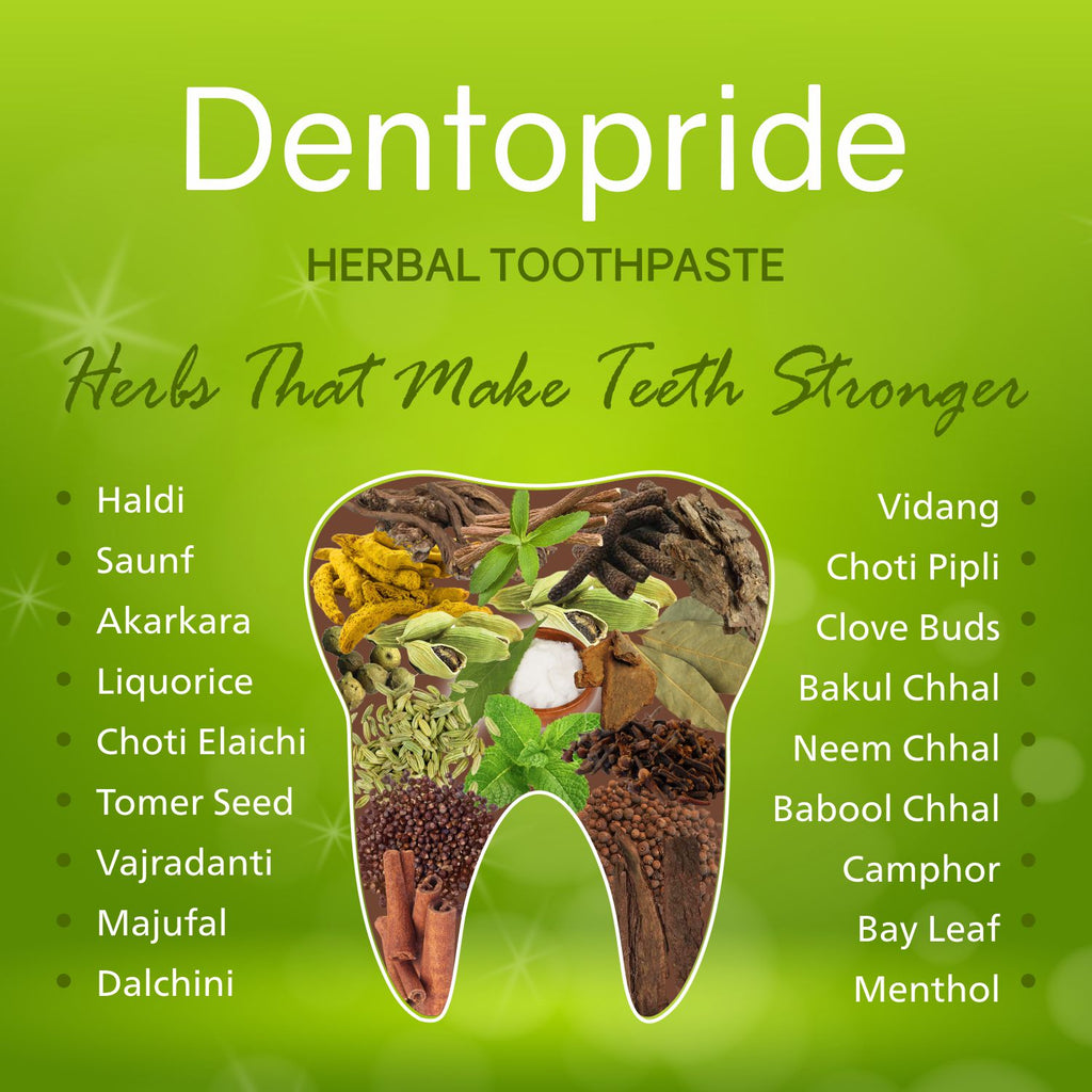 Dentopride Herbal Toothpaste (50 gm)