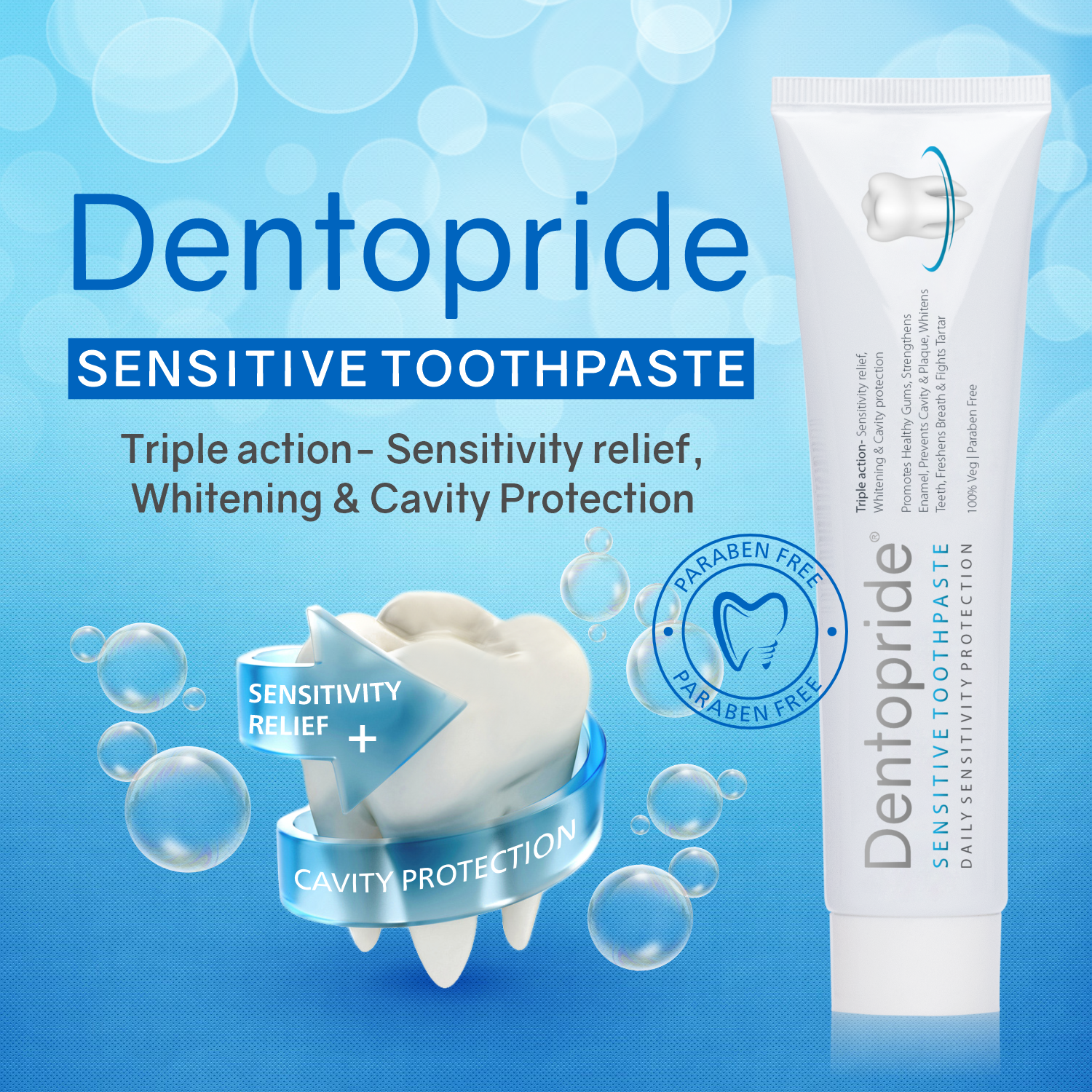 Dentopride Sensitive Toothpaste (100 gm)