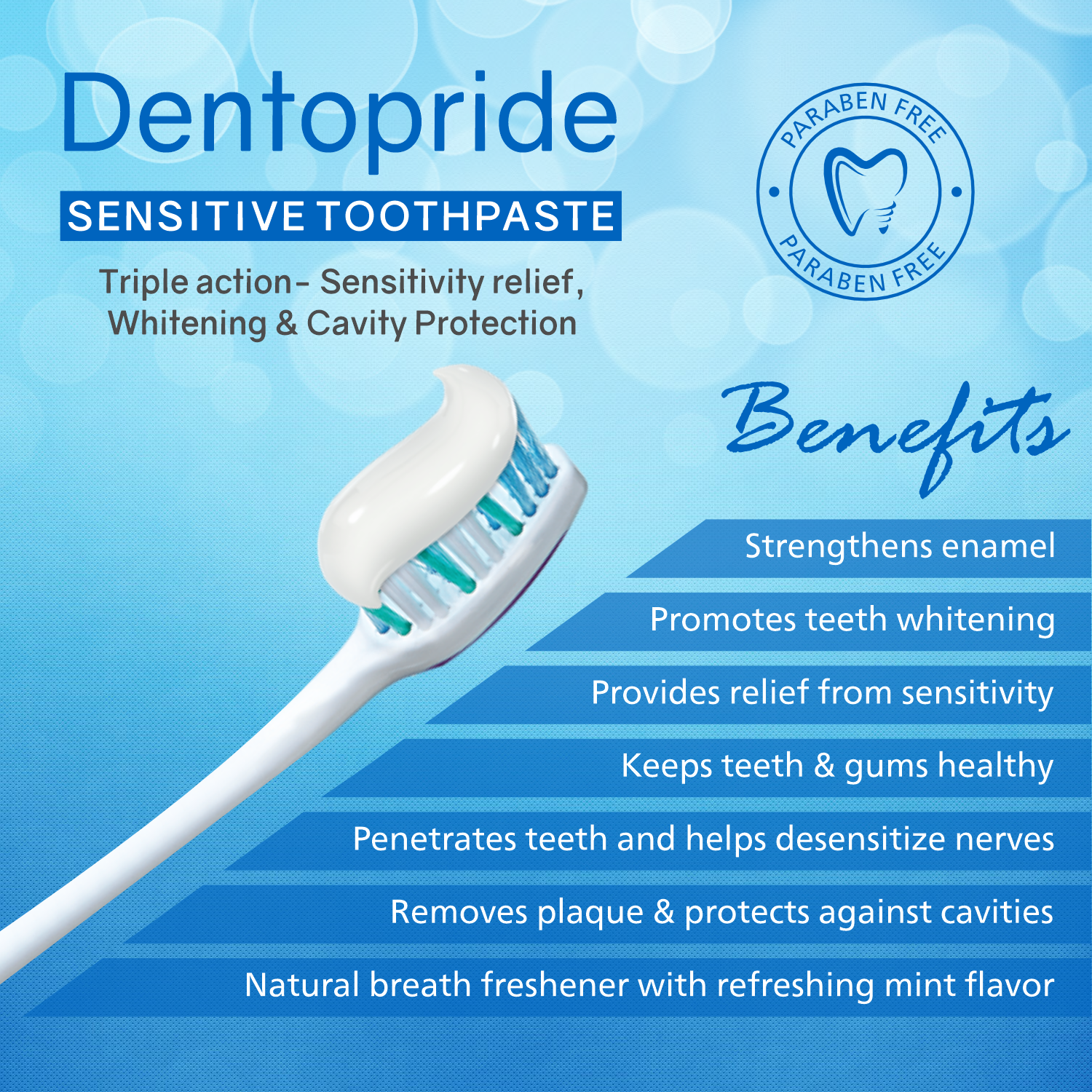 Dentopride Sensitive Toothpaste (100 gm)