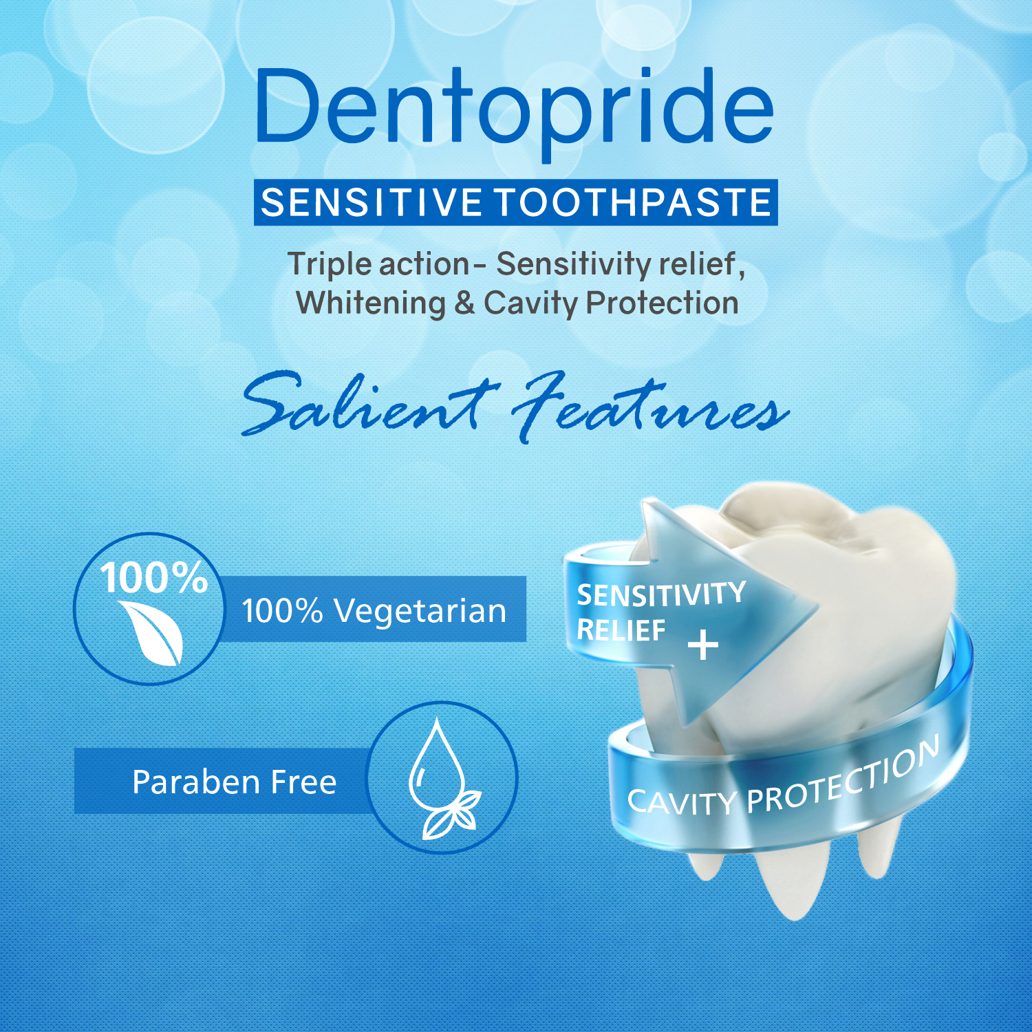 Dentopride Sensitive Toothpaste (100 gm)