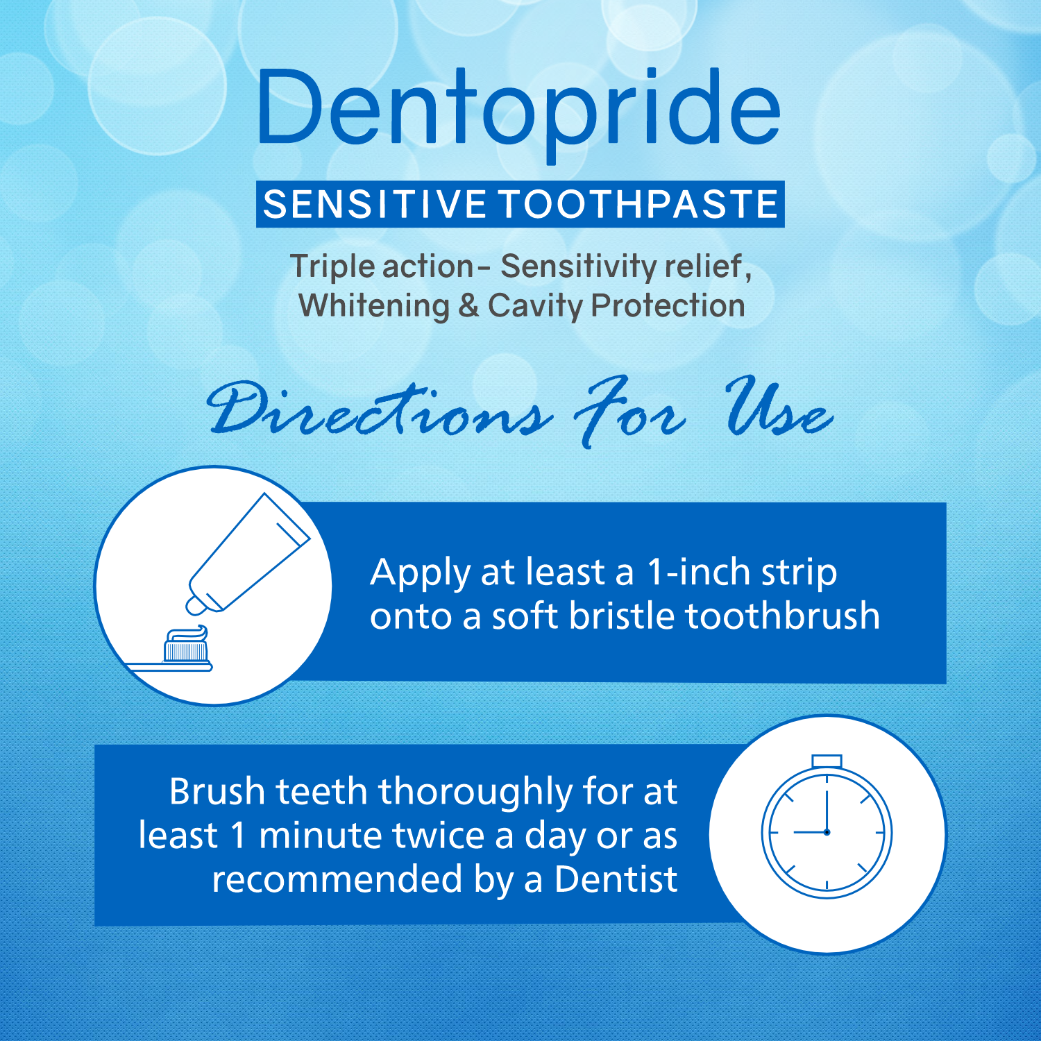Dentopride Sensitive Toothpaste (100 gm)