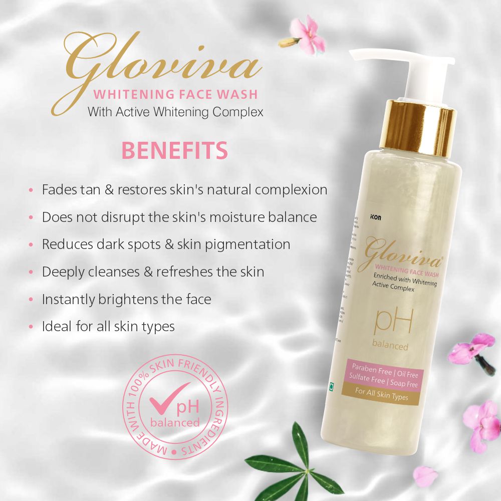 Gloviva Whitening Face Wash (100 ml)