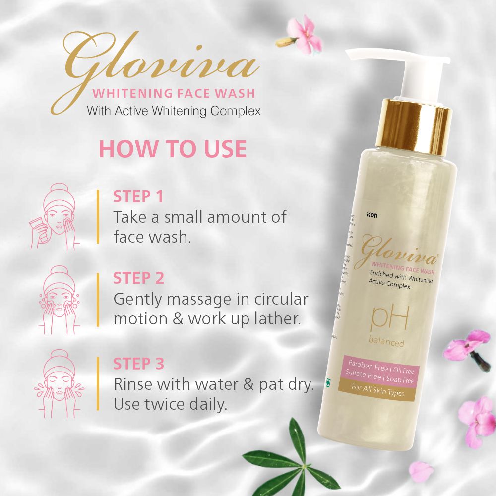 Gloviva Whitening Face Wash (100 ml)