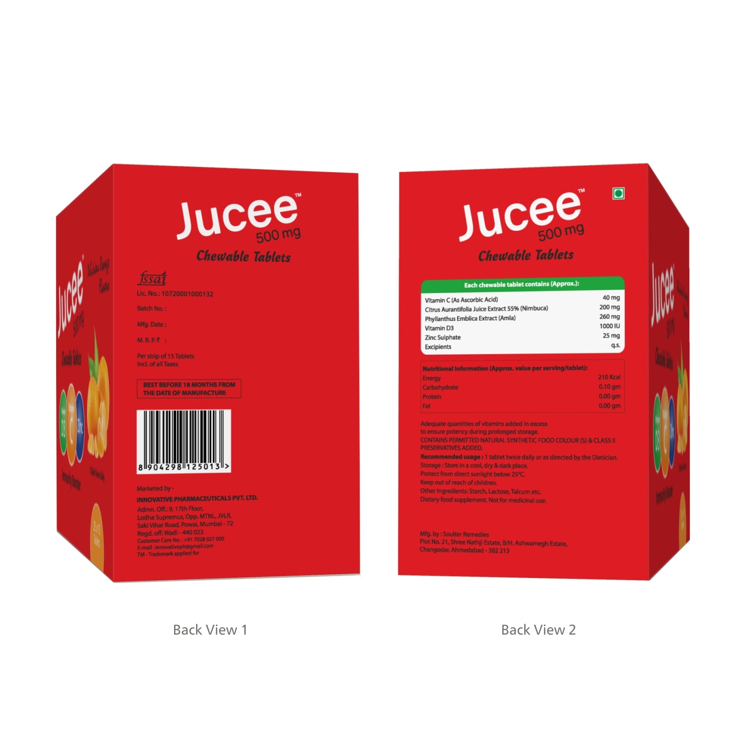 Jucee Chewable Tablets (Orange) 1x15 Alu-Alu