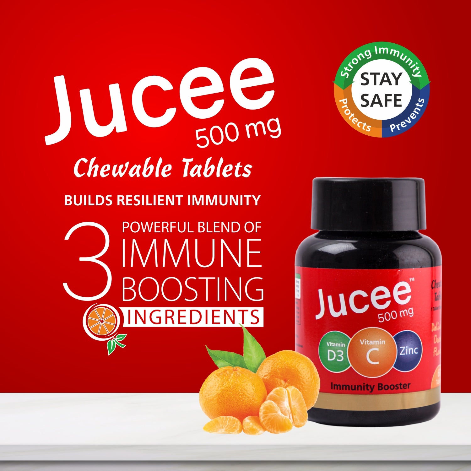 Jucee Chewable Tablets (Orange) 60 Tabs