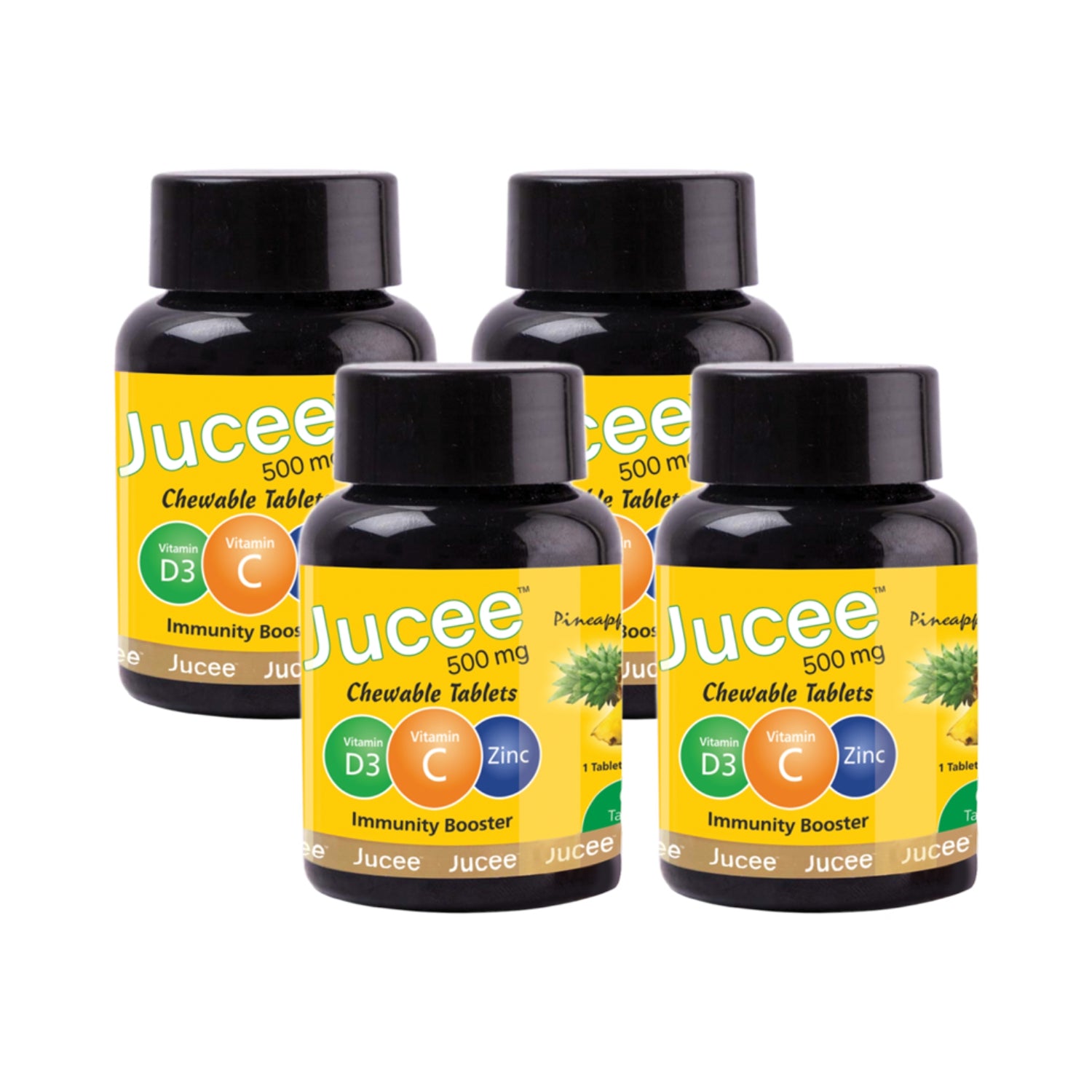 Jucee Chewable Tablets (Pineapple) 60 Tabs