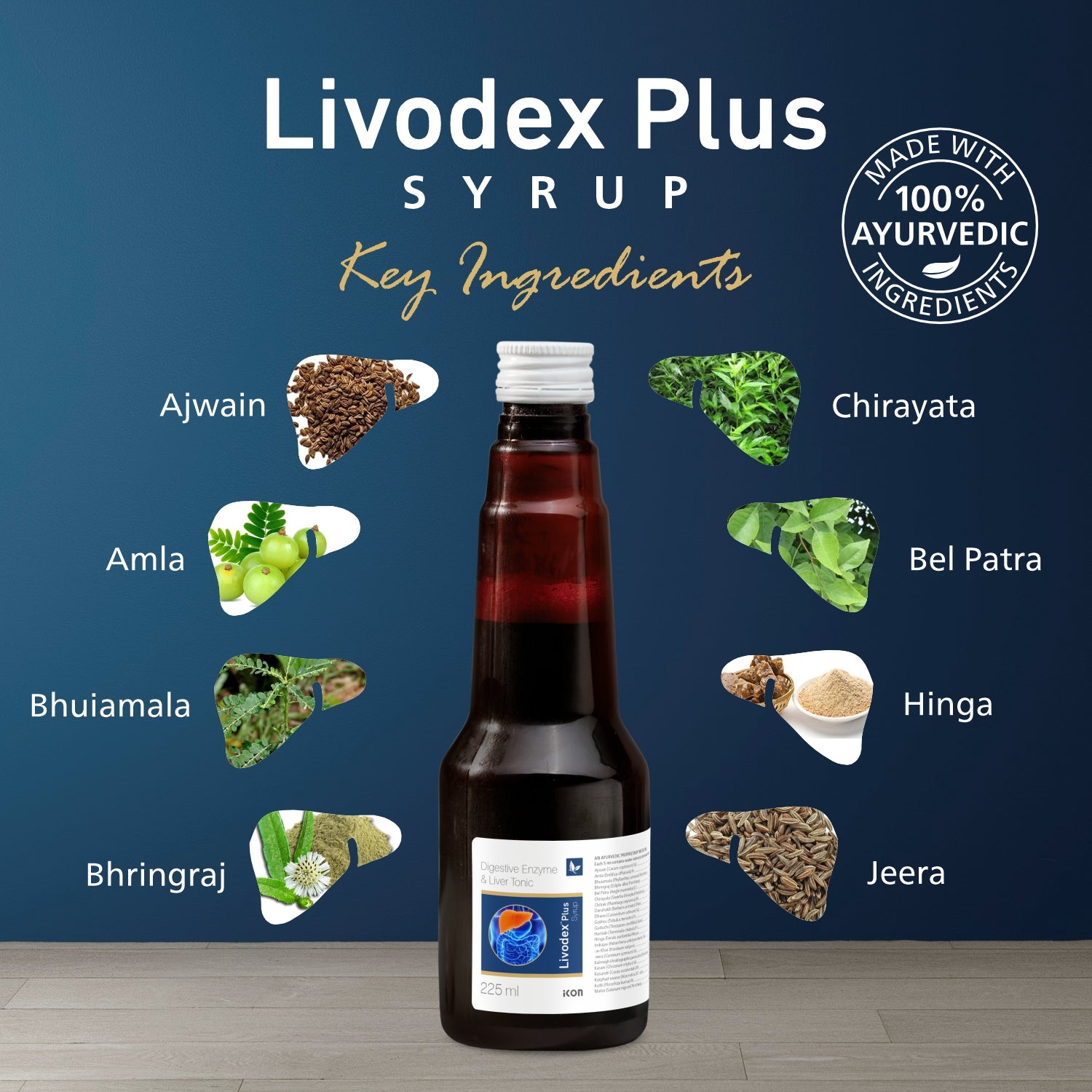 Livodex Plus Syrup (225 ml)