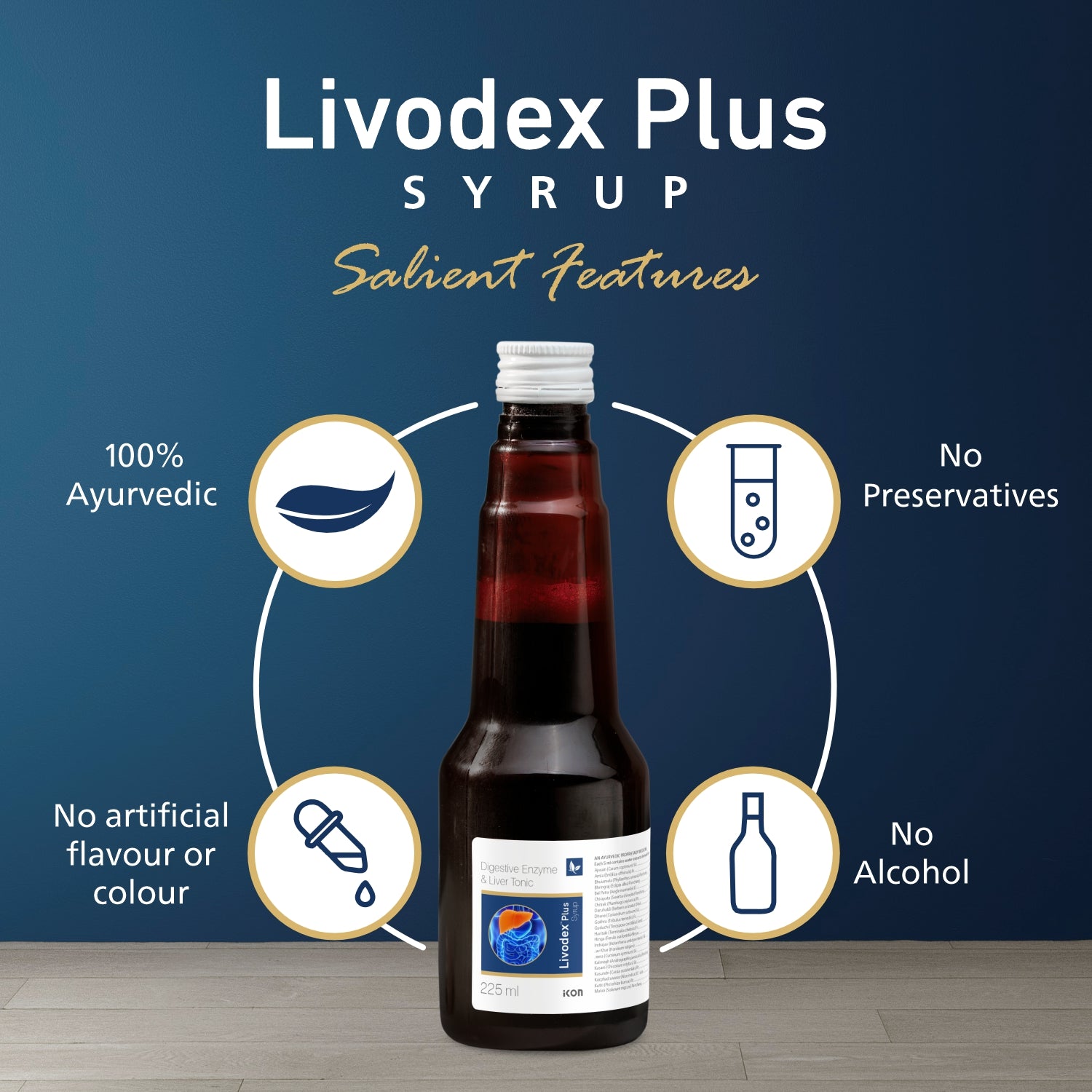 Livodex Plus Syrup (225 ml)