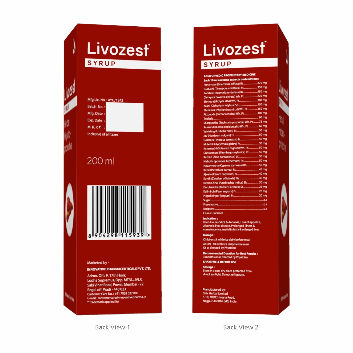 Livozest Syrup (200 ml)