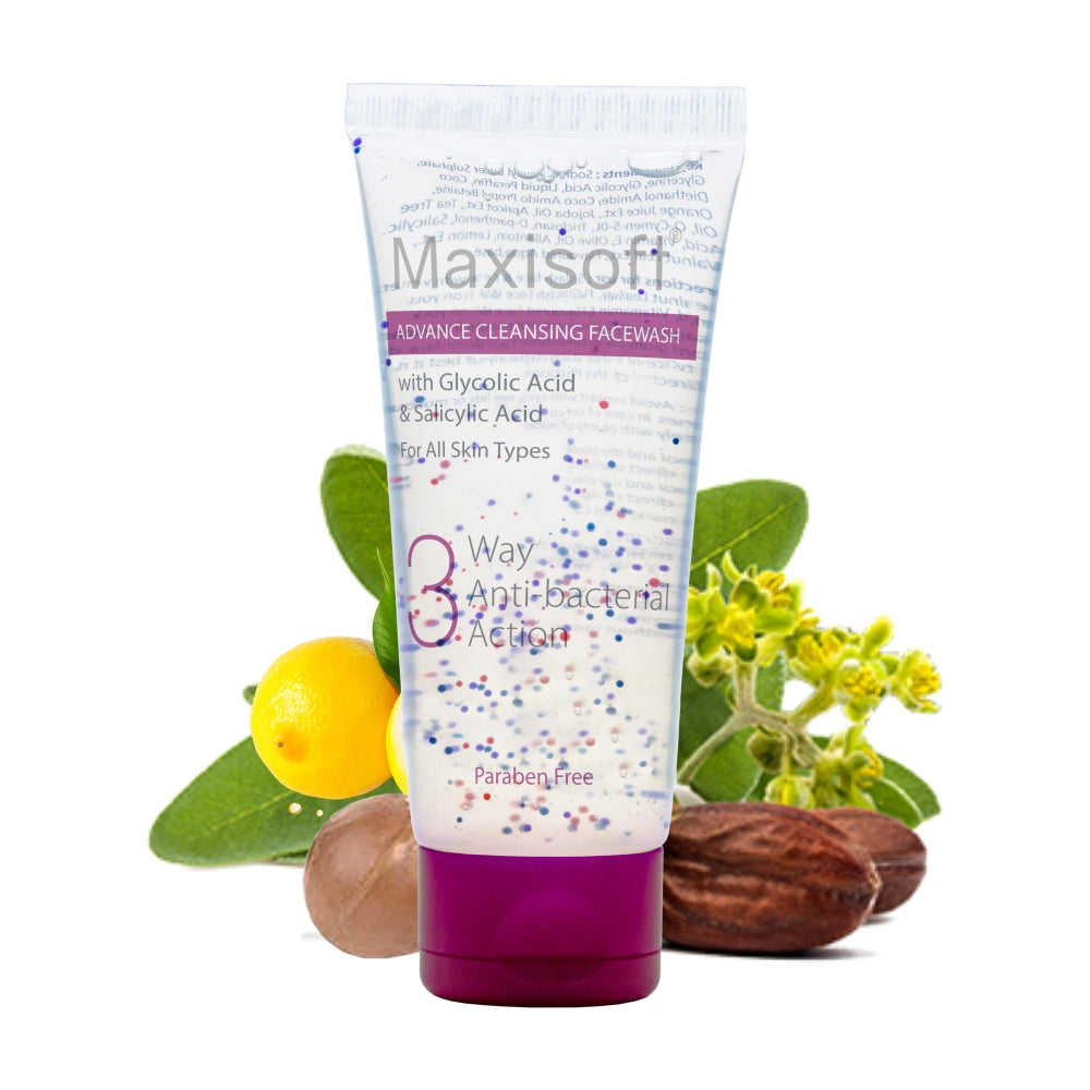 Maxisoft 3 Way Antibacterial Face Wash (100 ml)