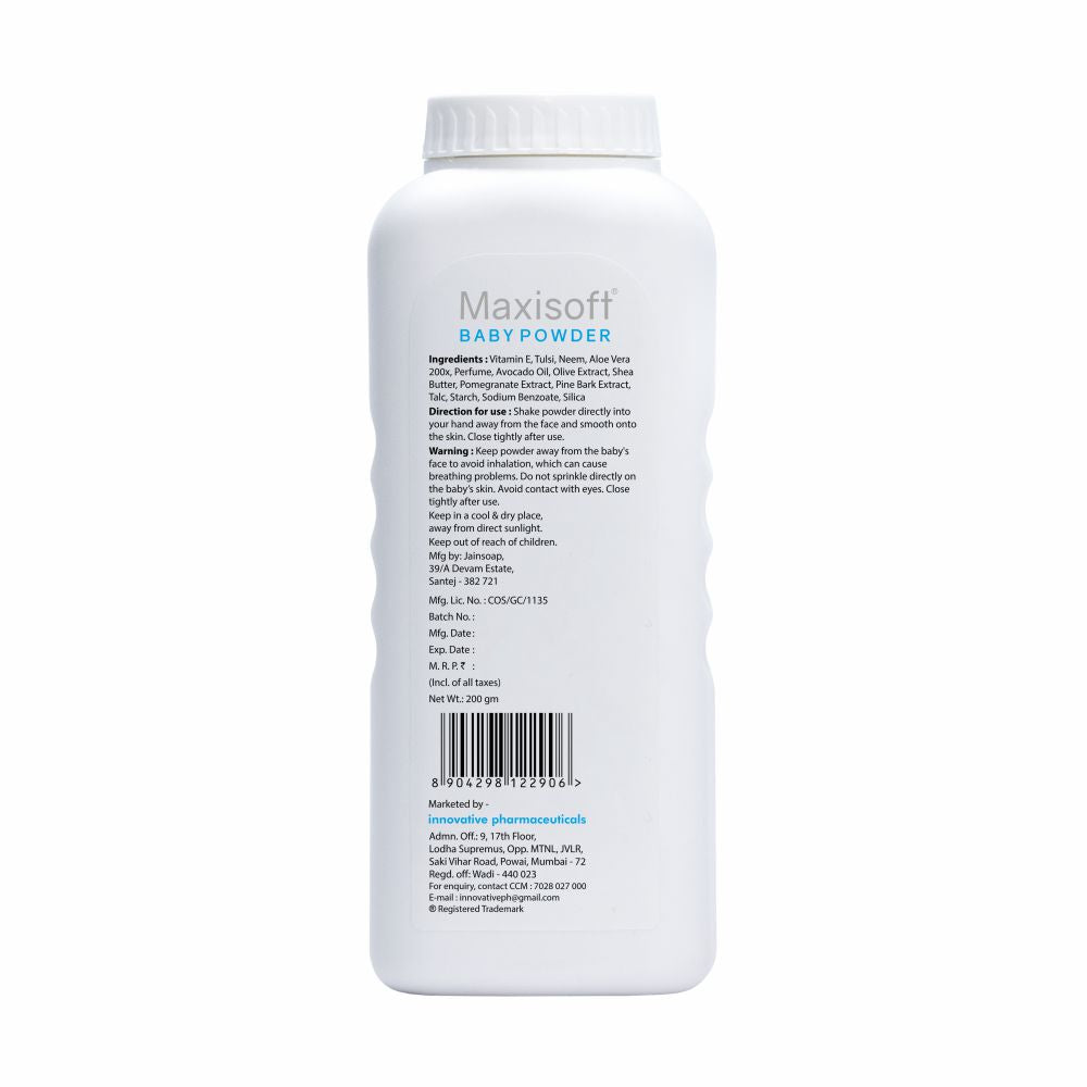 Maxisoft Baby Powder (200 gm)