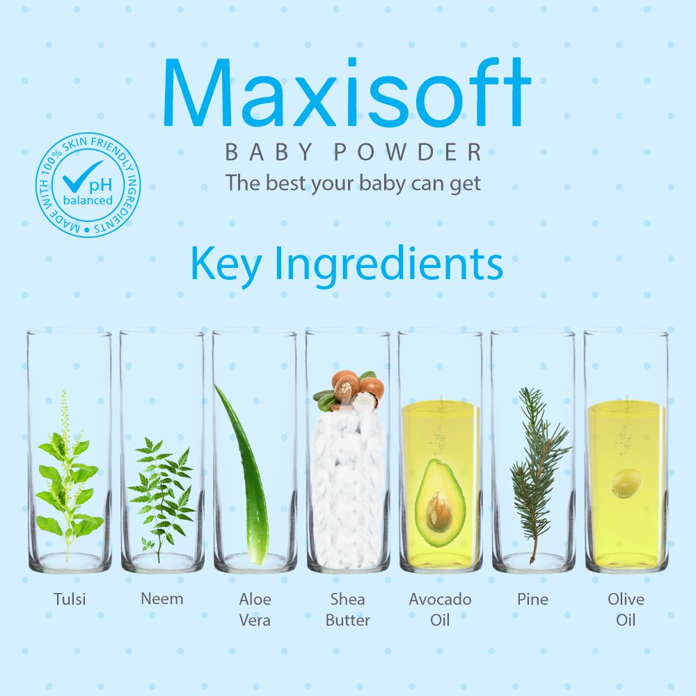 Maxisoft Baby Powder (200 gm)