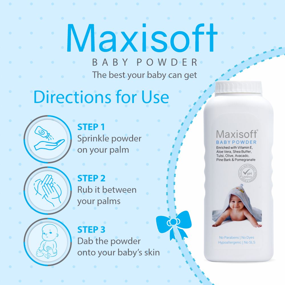 Maxisoft Baby Powder (200 gm)