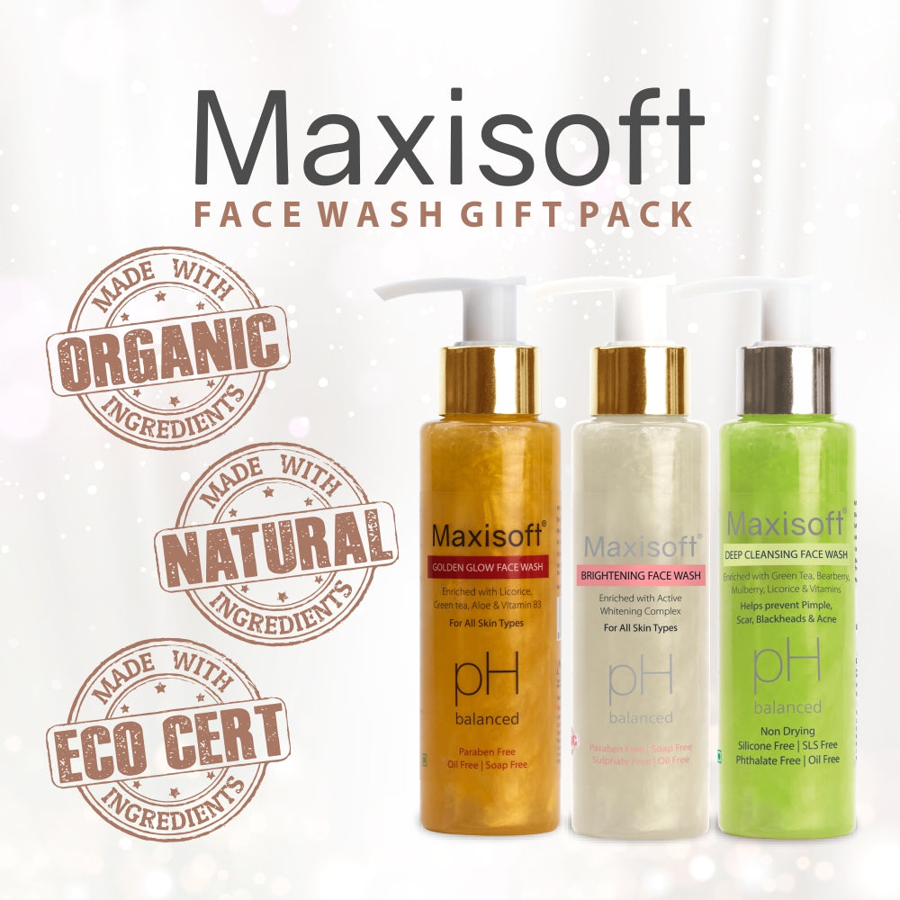 Maxisoft Face Wash [Gift Pack of 3]