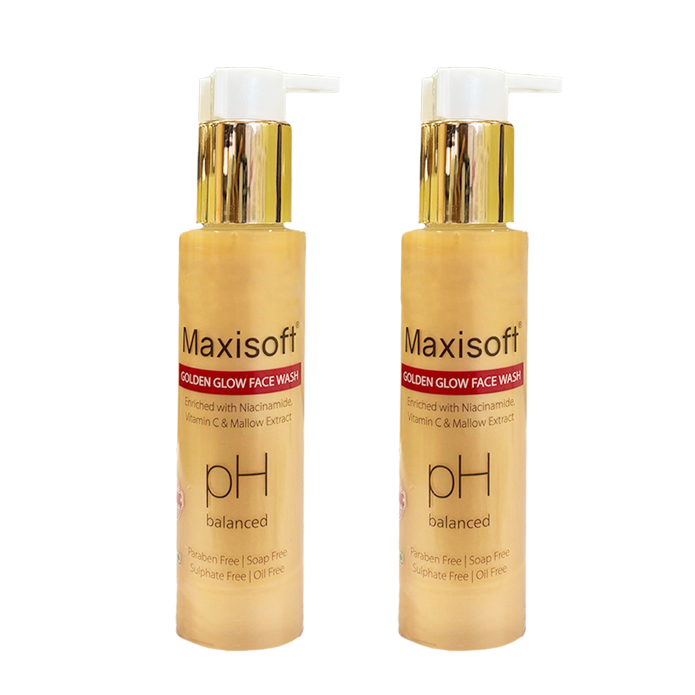 Maxisoft Golden Glow Face Wash (100 ml)