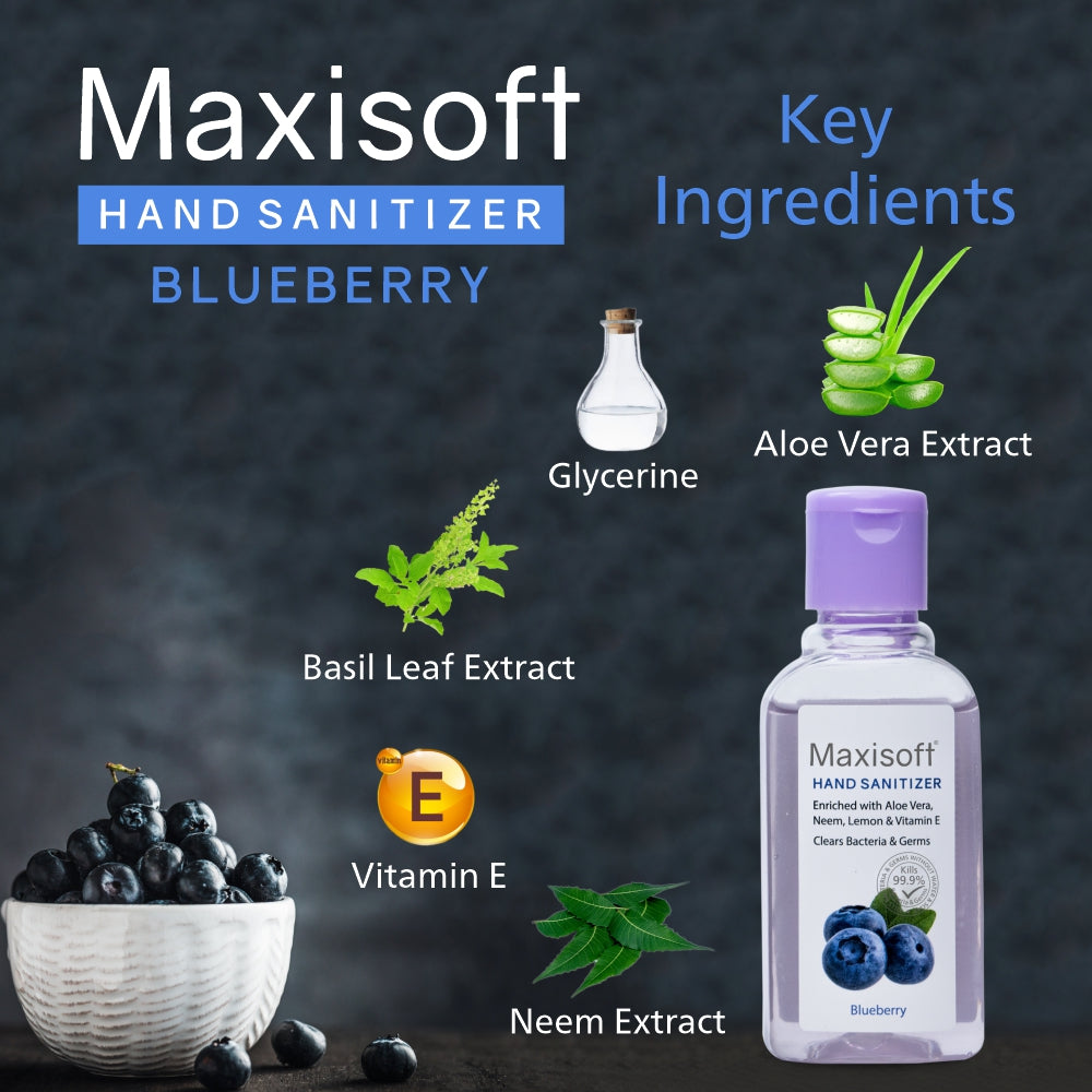 Maxisoft Hand Sanitizer (Blueberry) 60 ml