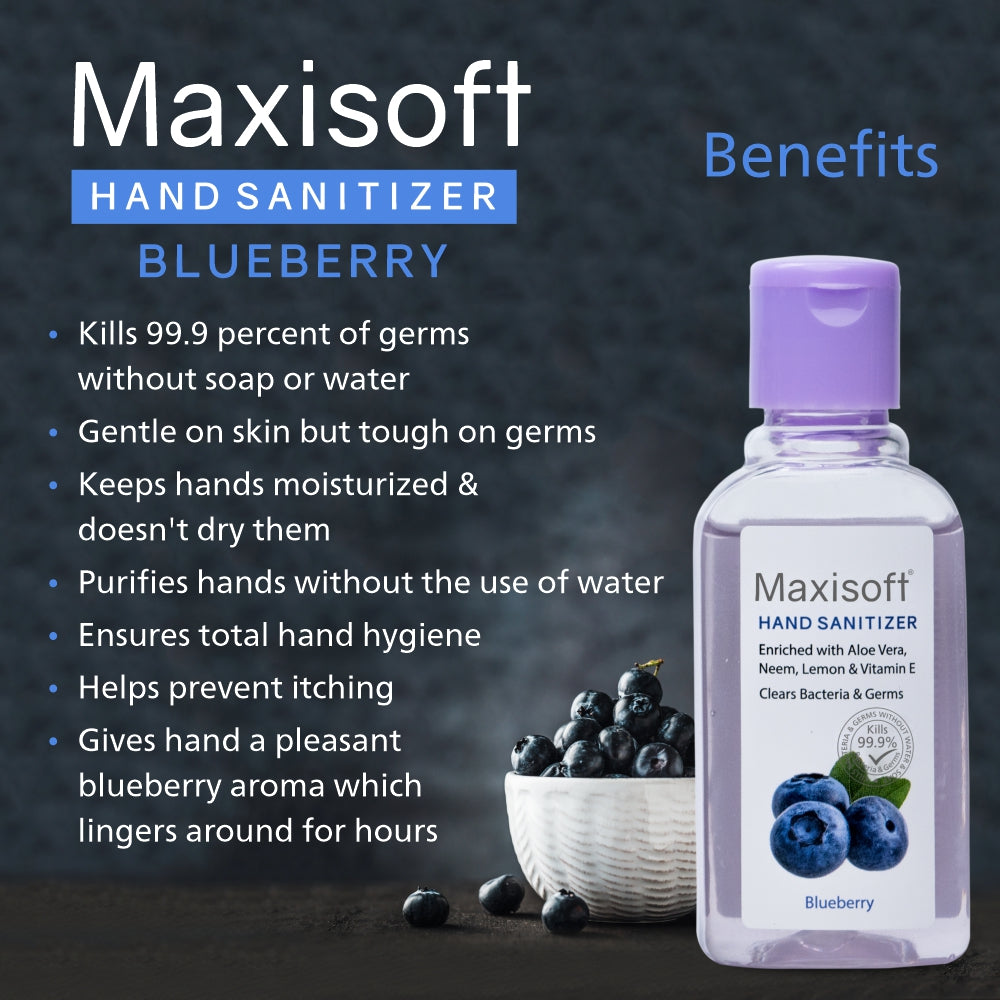 Maxisoft Hand Sanitizer (Blueberry) 60 ml