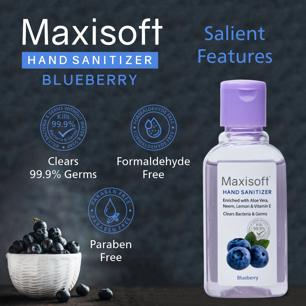 Maxisoft Hand Sanitizer (Blueberry) 60 ml